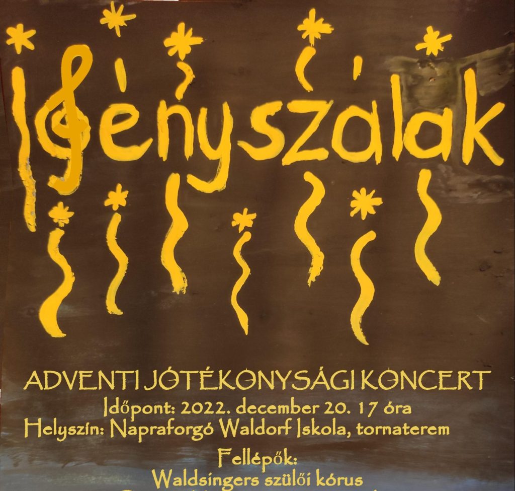 • FÉNYSZÁLAK – Adventi jótékonysági koncert  2022.12.20.